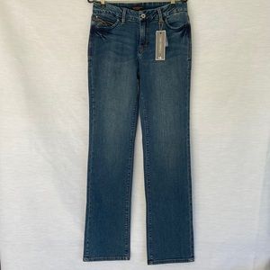 Christopher Blue denim stretch jeans Ric style medium rise Size 8 New with tag